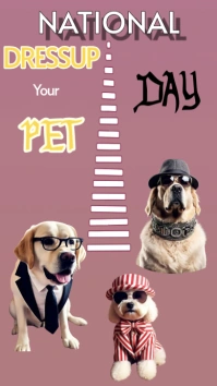 Dressup Your Pet Day Indaba yaku-Instagram template