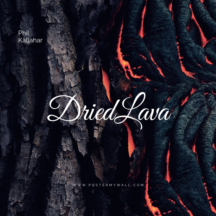 Dried Lava Album CD Cover Music template