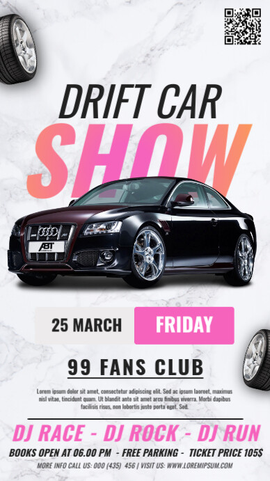 Drift Car Show Template | PosterMyWall