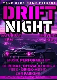 Drift Night A5 template