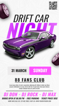 Drift Night Instagram-verhaal template