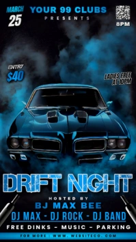 Drift Night Historia de Instagram template