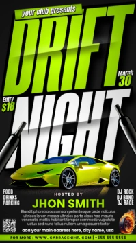 Drift Night Статус WhatsApp template