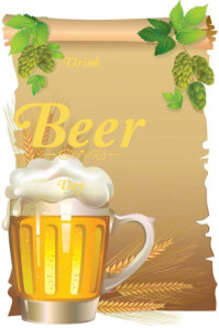 Jingga Beer Day Celebration Banner 4' × 6' Template