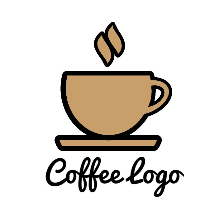 drink cup coffee logo Логотип template