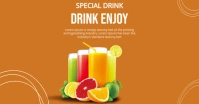 Drink Facebook template