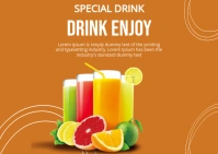 Drink Postcard Ikhadi leposi template