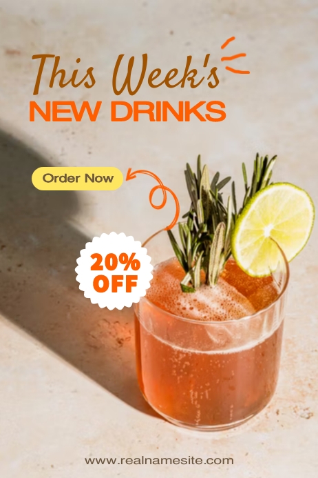 Poster Rpromo Drink Promo Poster Template | PosterMyWall