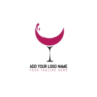 Drink/restaurant/bar/brand/business/identity/icon/symbol/wine/winery/glass/unique/elegant/icon Logo template