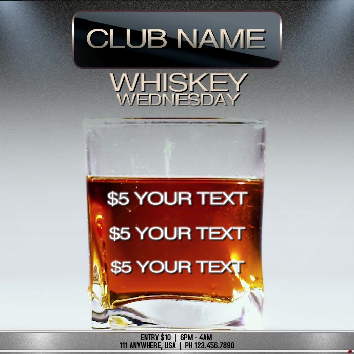 Copy of DRINK SPECIALS PosterMyWall