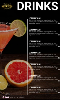 drinks flyers US Legal template