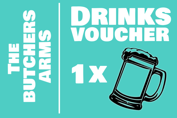 Drinks Voucher Plakat template