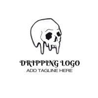 Dripping Logo Logótipo template
