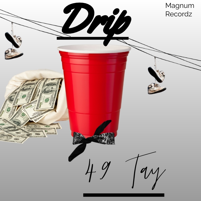 drippy Album Cover template