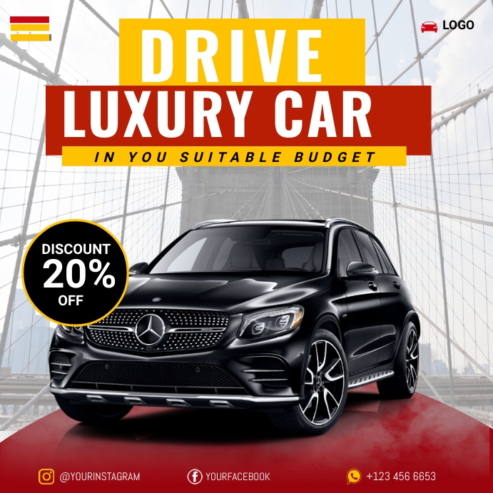 Driver Advertisement Copy of Drive Car Ads | PosterMyWall