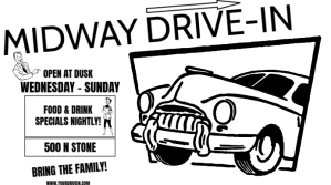 DRIVE IN MOVIE Digitalt display (16:9) template