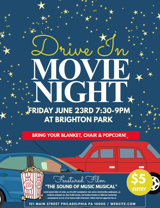 Drive In Movie Posters