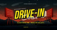 Drive in Movie Poster Template Facebook Shared Image
