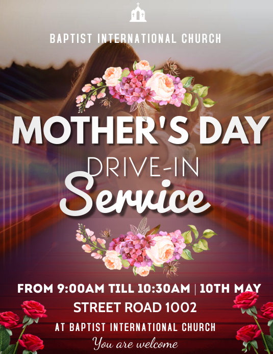 Drive In Worship Service Template | PosterMyWall