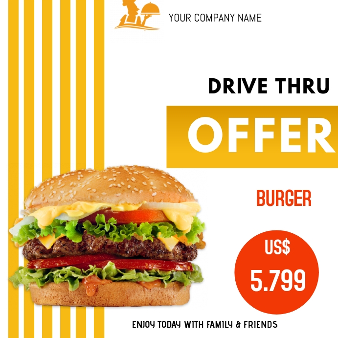 Drive Through Instagram 帖子 template