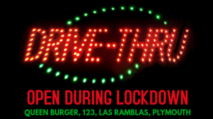黑色 Drive-Thru Promotion Digitalt display Template