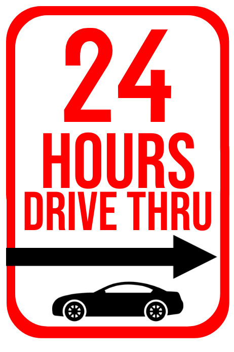 DRIVE THRU POSTERS Template PosterMyWall