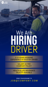 Viola Driver Job Hiring Instagram Story Template