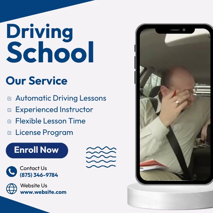 Driving Lesson Ads Template | PosterMyWall