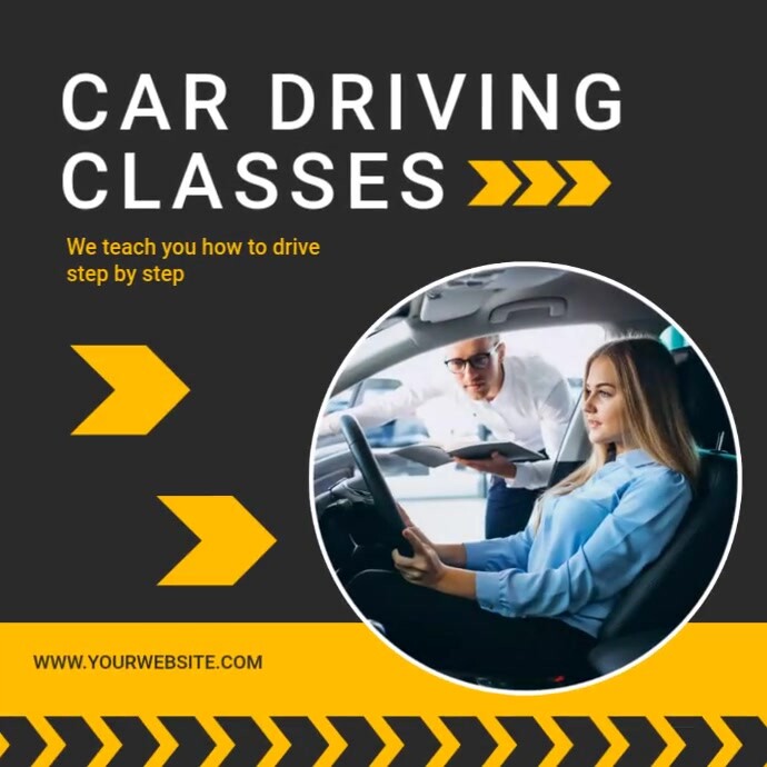 Driving Lesson Posts driving lesson7 Template | PosterMyWall