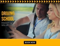 driving lesson9 Pamflet (Letter AS) template