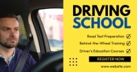 Driving School Ads Изображение, которым поделились на Facebook template