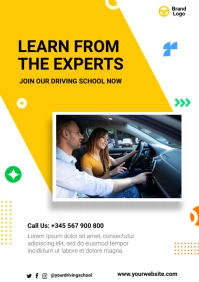 driving school A4 template