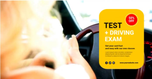 driving school Facebook Shared Image template