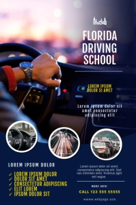 Driving School Flyer Design Template Iphosta