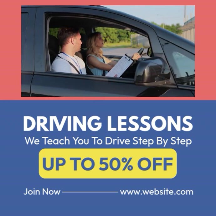Test Drive Offer Driving School Offer Template | PosterMyWall