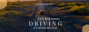 Driving Schools Template - Facebook Cover
