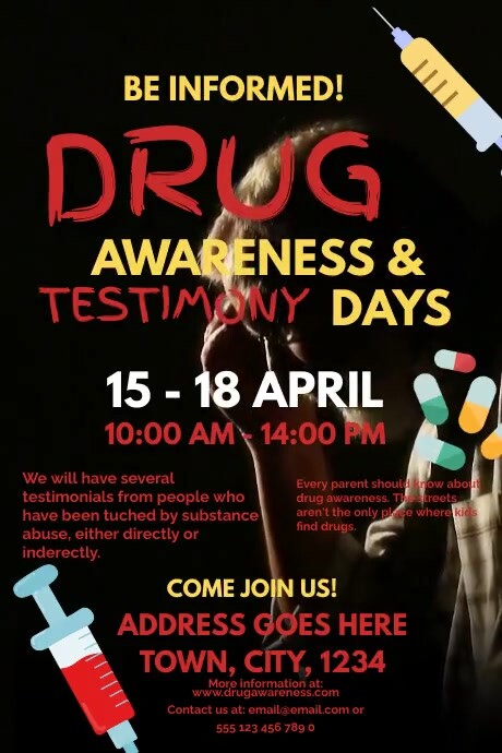 Copy of Drug Awareness Poster | PosterMyWall