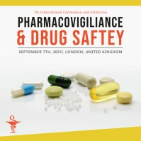 Drug safety advertisement Instagram post temp template