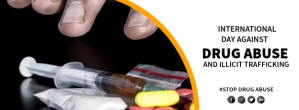 Wit International Day Against Drug Abuse Copertina Facebook Template