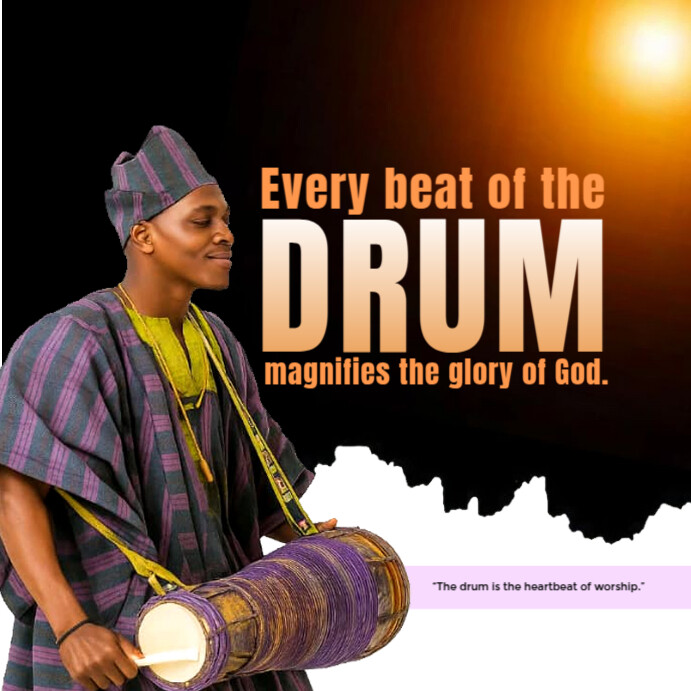 DRUM Instagram Post template