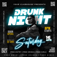 DRUNK NIGHT Template | PosterMyWall