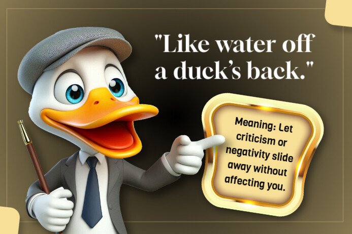 Duck Poster template