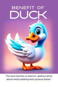 DUCK Cartaz template