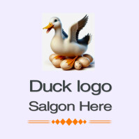 Duck logo template