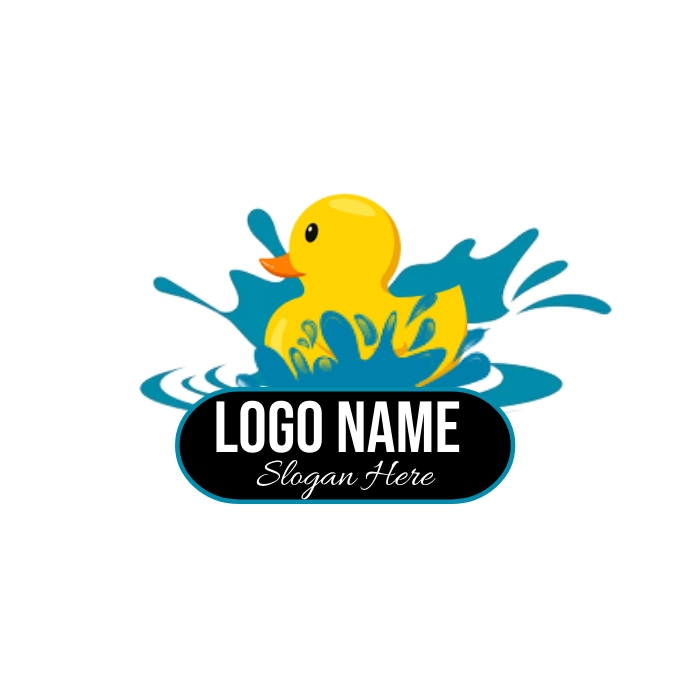 DUCK LOGO SWAN LOGO DUCK GUN LOGO DUCK IC Template PosterMyWall duck-logo-swan-logo-duck-gun-logo-duck-ic-template-postermywall