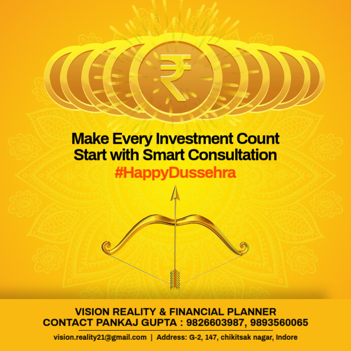 Copy of Dussehra Investing Post Template | PosterMyWall