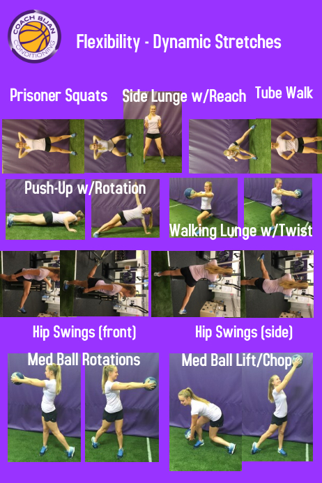 Dynamic Stretches Template Postermywall