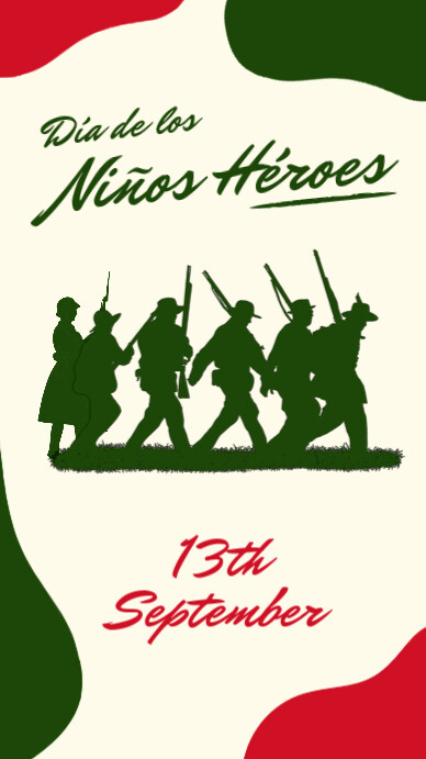 Día de los Niños Héroes Flyer Instagram Story template