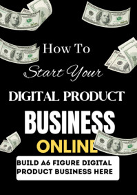 E Book Cover/ Album Cover Design Template  A4