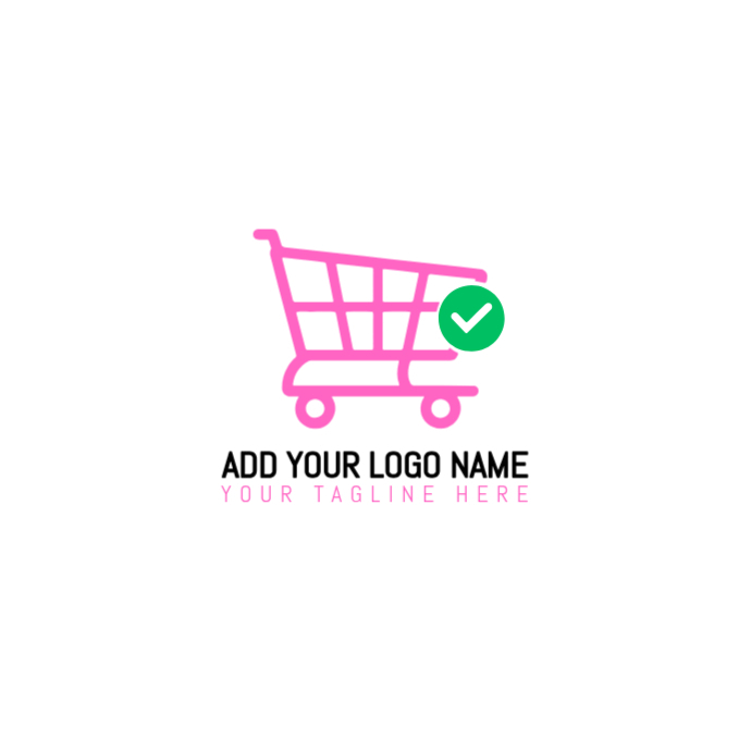E commerce/pink/logo/retail/shopping/modern/online/business/store/shop ...